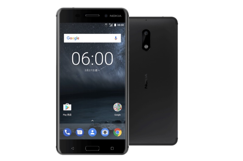 一代的 Nokia 6。外觀和二代不同,但差別不會太大(圖/翻攝自 Nokia 官網)