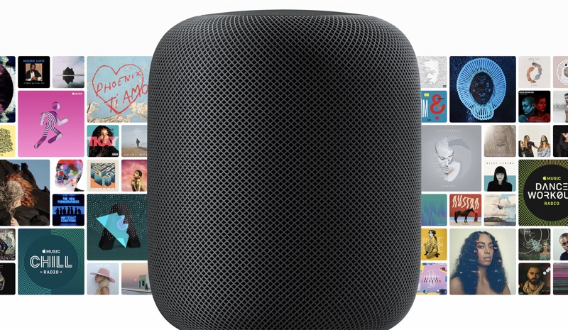 HomePod。與 Amazon 的產品主打 Alexa 智慧助理不同,HomePod 主打的是音響效果與品質(圖/翻攝自蘋果官網)