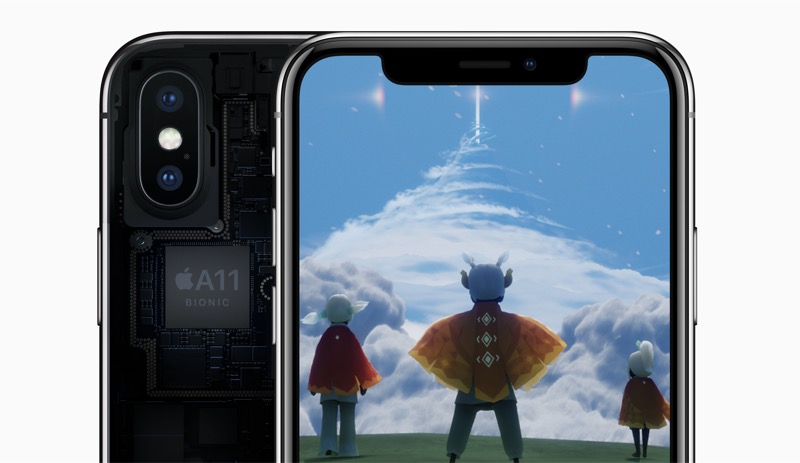 蘋果用於 iPhone X、iPhone 8 的十奈米 A11 Bionic 晶片,亦傳出是由台積電獨家代工(圖/翻攝自蘋果官網)