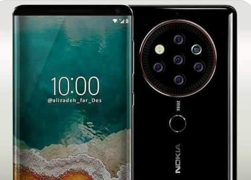 Nokia 10 傳可能搭載5顆鏡頭。圖為概念設計圖。(圖片來源/Instagram @nokia_newphones)