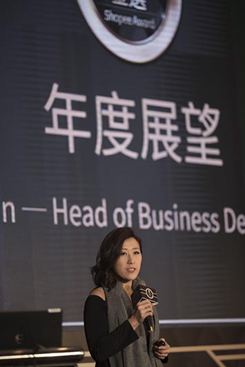 蝦皮購物事業發展部總監孫傳柔表示，「蝦皮商城」已有超過3,000家店進駐，持續扶植賣家成長。（圖片來源／蝦皮購物提供）