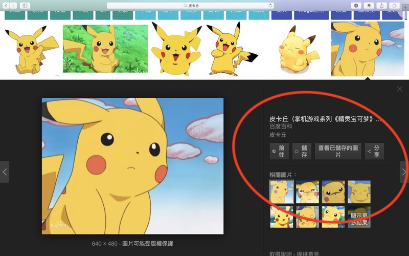 原有的「查看圖片」選項目前已經消失（圖／翻攝自 Google 搜尋結果）