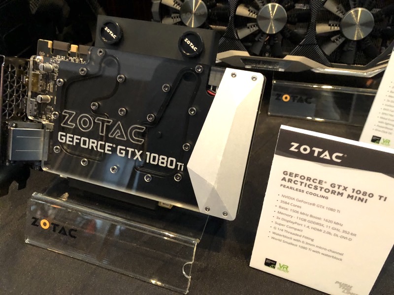 GeForce GTX 1080 Ti ArcticStorm Mini(圖/記者黃敬淳攝)