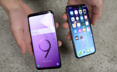 兩大「玻璃旗艦」對決!iPhone X、三星 S9 耐摔結果出爐 兩大「玻璃旗艦」對決!iPhone X、三星 S9 耐摔結果出爐