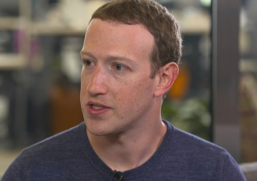 臉書創辦人馬克祖克伯接受CNN獨家專訪時，首度針對個資外洩事件，公開道歉。（圖翻攝自CNN）