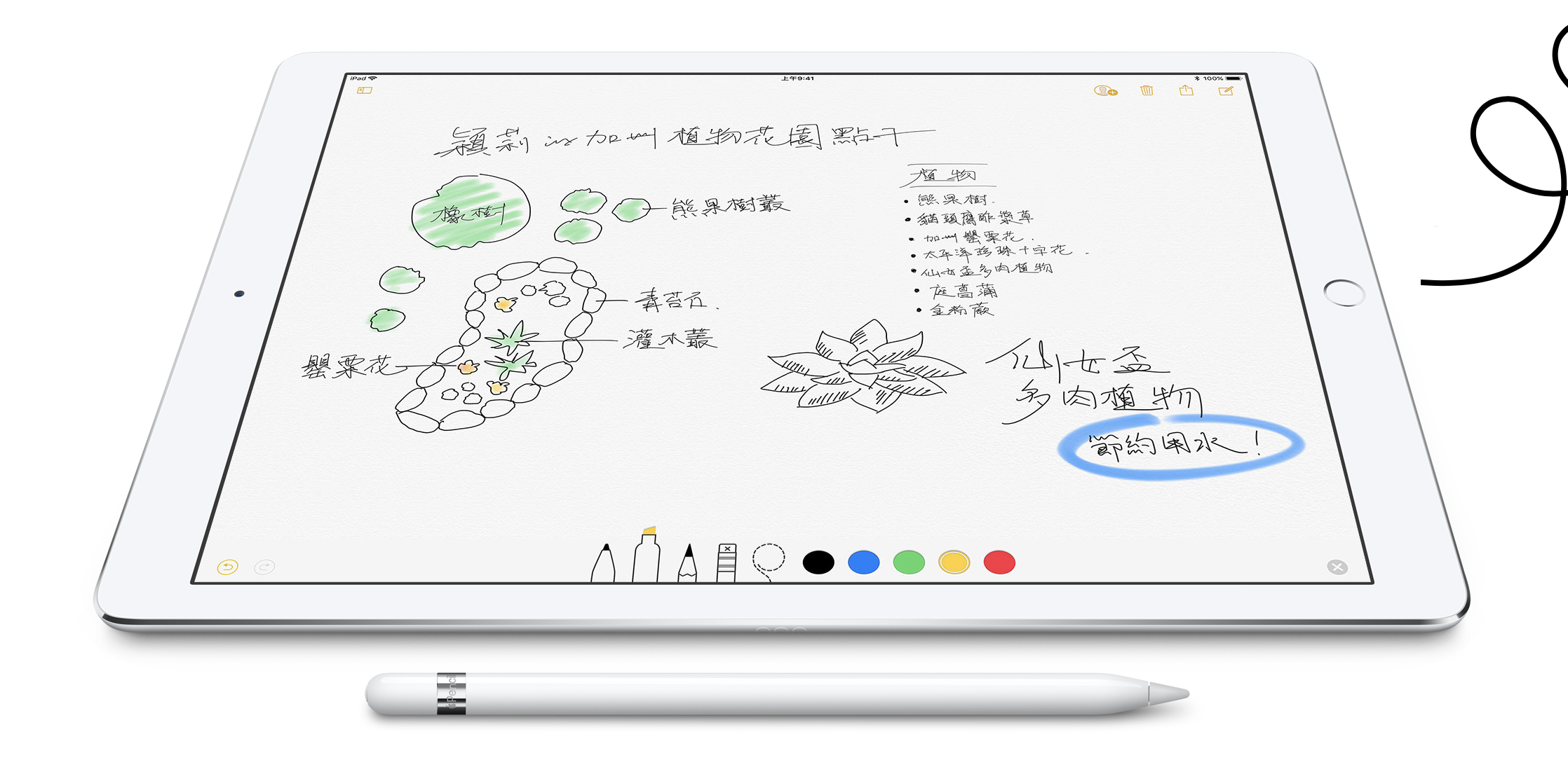 Apple Pencil 可能會開始全面支援 iPad 產品線(圖/翻攝自蘋果官網)