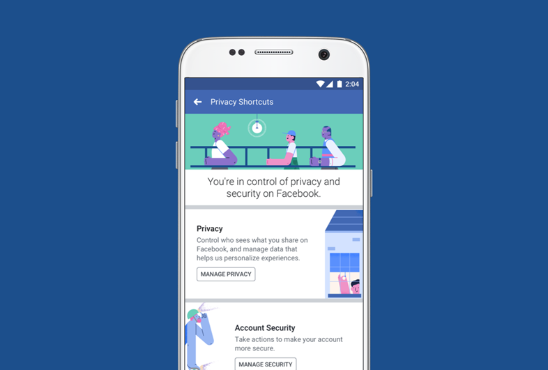 臉書將新增「Privacy Shortcuts」隱私工具快捷功能。(圖翻攝自Facebook)