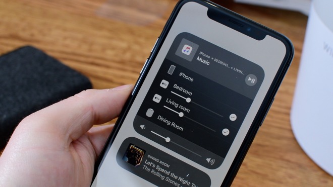 支援多房間的 AirPlay 2 功能,可透過iPhone 操控音樂播放。(圖翻攝自AppleInsider)