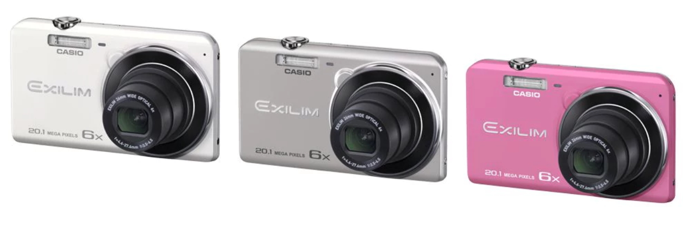 訴求可隨身攜帶的卡片型機種「EXILIM」系列。(圖翻攝自Casio官網)