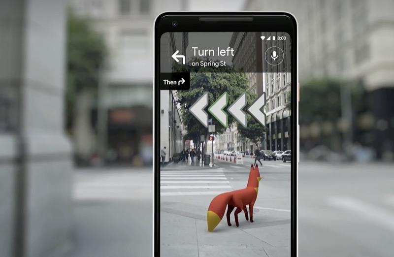 小狐狸也會幫忙指路（圖／翻攝自 Google 官網）