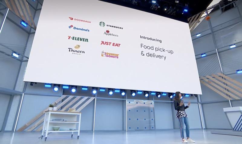 Google Assistant 支援訂餐服務（圖／翻攝自 Google 官網）