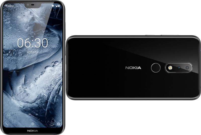 中階定位的Nokia X6,配置有全螢幕、AI雙鏡頭,具備美顏、背景虛化等功能,售價約6千有找。(圖翻攝自Nokia 官網、編輯合成)