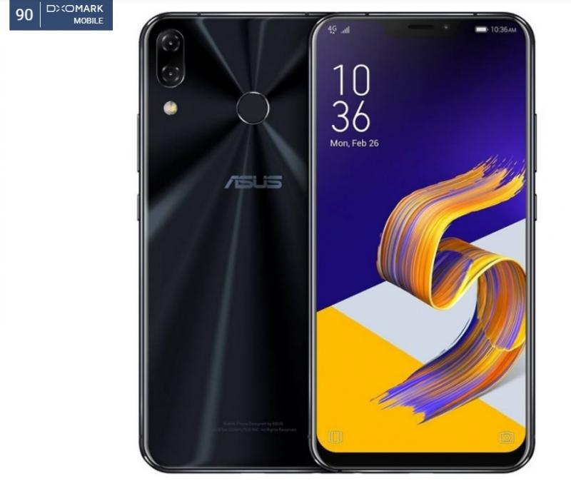 華碩中階劉海機 ZenFone 5 相機評測獲90高分。(圖翻攝自DxoMark)
