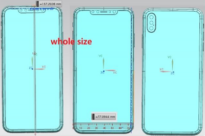6.5吋 iPhone 最新設計圖流出!權威外媒爆料:將採用「三鏡頭」設計 6.5吋 iPhone 最新設計圖流出!權威外媒爆料:將採用「三鏡頭」設計