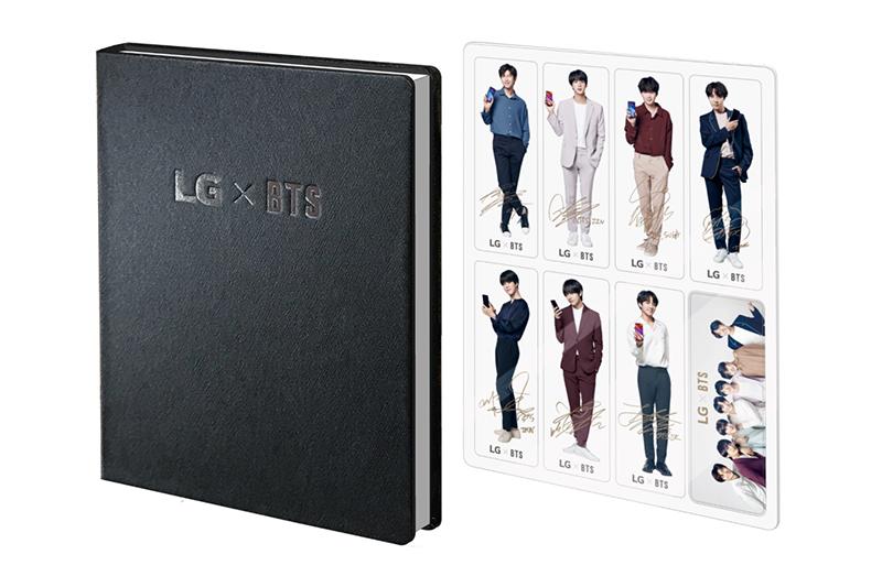 凡購買LG Q Stylus+ 即可獲得BTS 筆記本書籤組,喜愛 BTS 的粉絲不論在 Q Stylus+ 或在限量筆記本上,皆可以隨時紀錄精采生活,數量有限送完為止。(圖片來源/LG 提供)