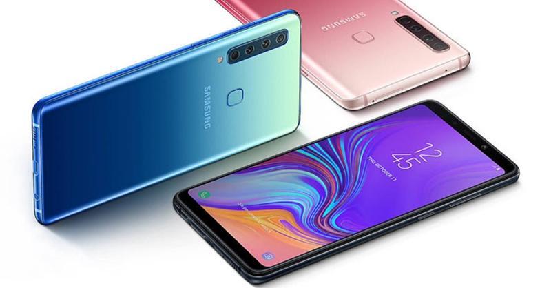 三星發表全球首款「四鏡頭」中高階新機 Galaxy A9,預計11月下旬登台開賣。(圖三星提供)