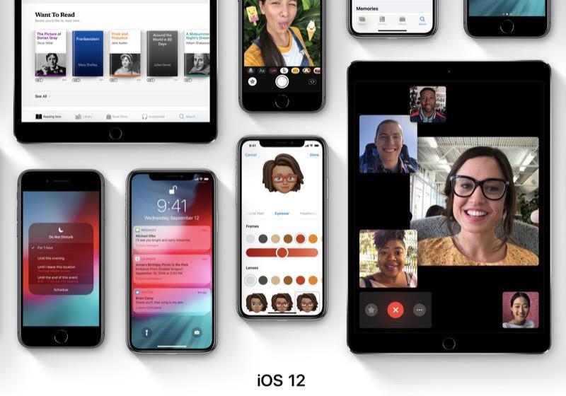 iOS 12 系統升級率創史上新高。(圖翻攝自蘋果官網)