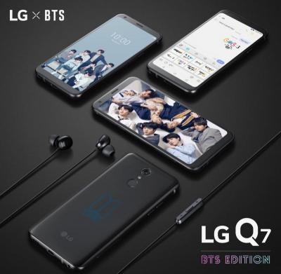 偶像鈴聲、獨家合照框!LG聯手BTS防彈少年團推Q7+特別版手機 偶像鈴聲、獨家合照框!LG聯手BTS防彈少年團推Q7+特別版手機
