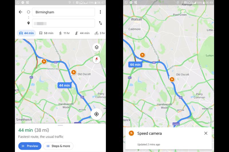 Google Maps 推齣路上測速器警示功能，美國部分用戶測試中！