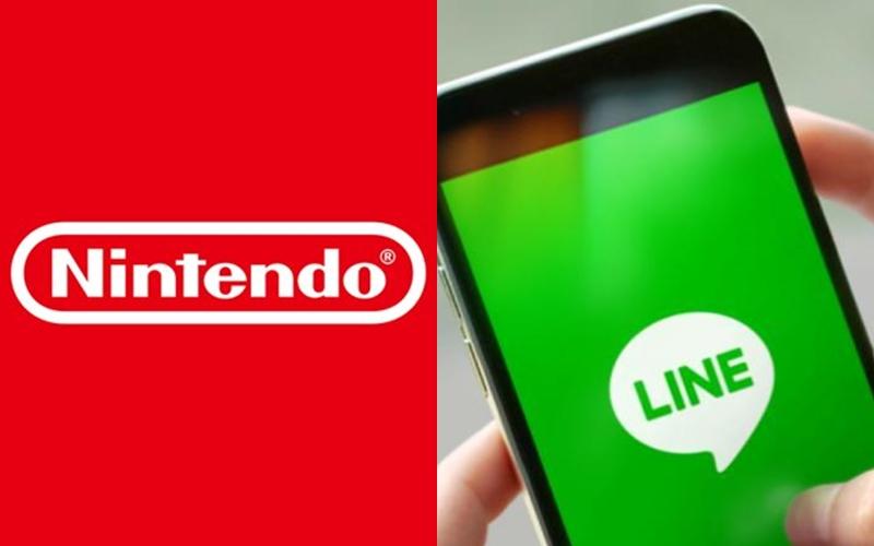 (圖翻攝自任天堂、LINE官網;編輯合成)