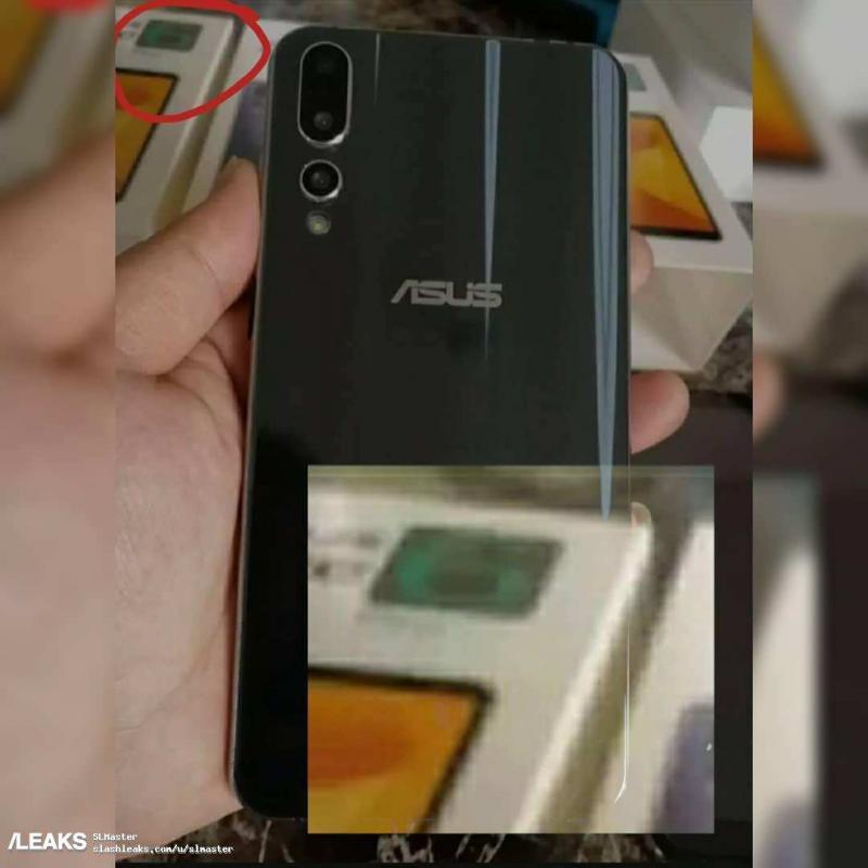 據稱是Zenfone 6 手機的實機外觀照於網路流出。（圖翻攝自Slashleaks）