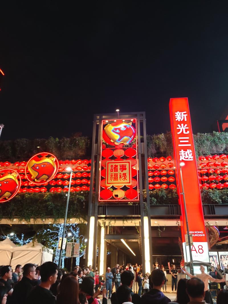 Galaxy A8s 成像。其曝光控制和紅米 Note 6 Pro 在同一等級（圖／記者黃敬淳攝）