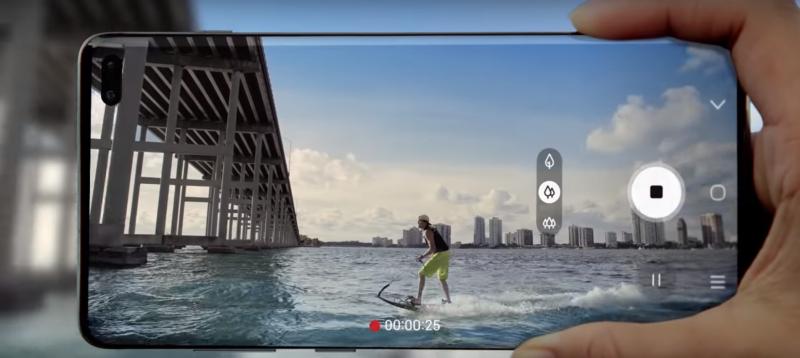 三星 Galaxy S10系列新增支援 HDR10+ 錄影功能,適合應用於捕捉快速動態影像。(圖/翻攝自三星官網)
