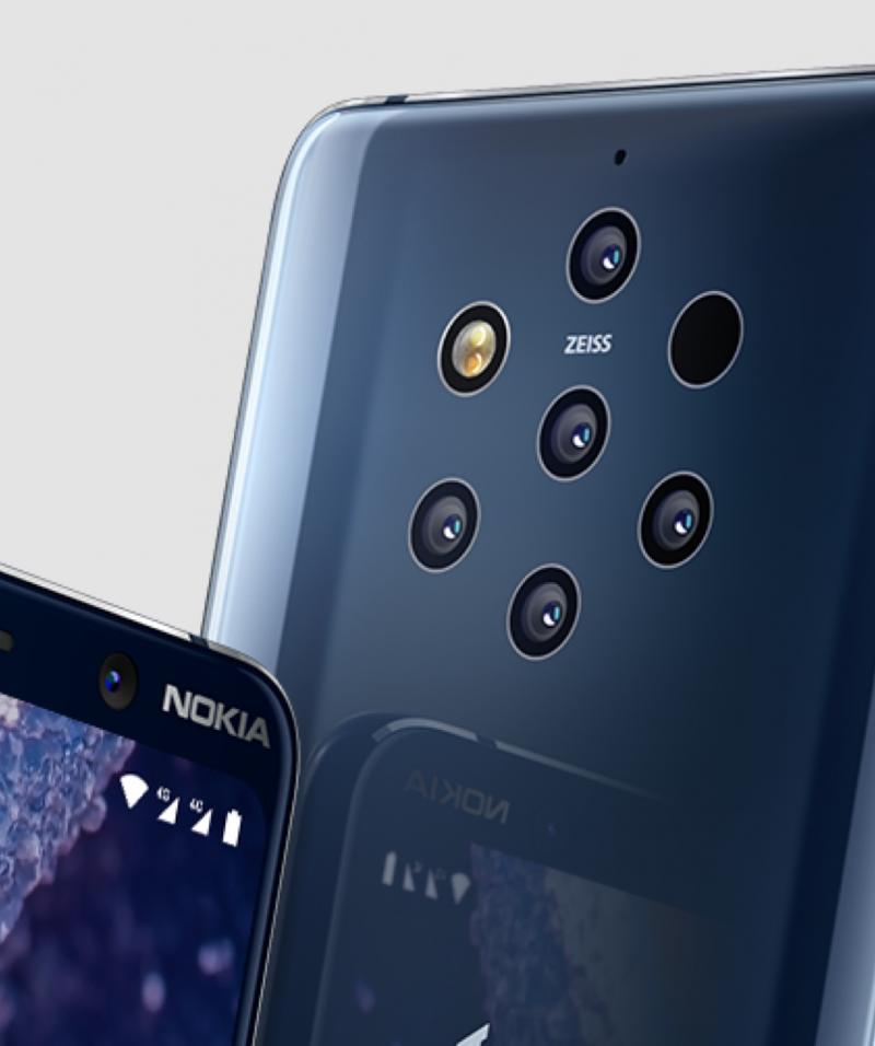 Nokia 9 PureView 訴求擁有媲美專業級相機的拍攝性能與照片畫質。(圖翻攝自Nokia官網)