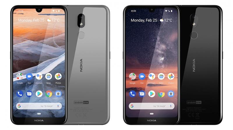 擁6吋大螢幕、內建4000mAh大電量的Nokia 3.2,主打中低階價位、主相機搭載單顆鏡頭。(圖翻攝自Nokia官網;編輯合成)