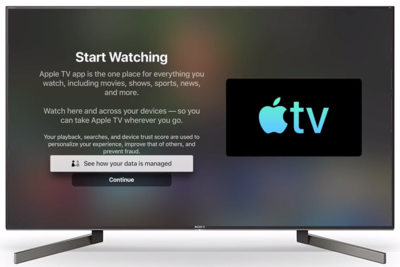 全新 tv App 介面。（圖片來源／擷取自 Apple Insider）