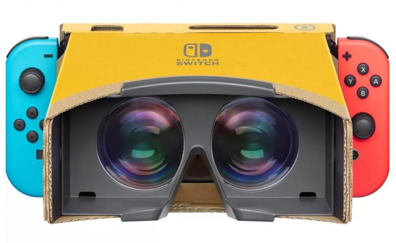 Switch 主機專屬「Labo VR眼鏡套組」將開賣。(圖翻攝自任天堂日本官網)