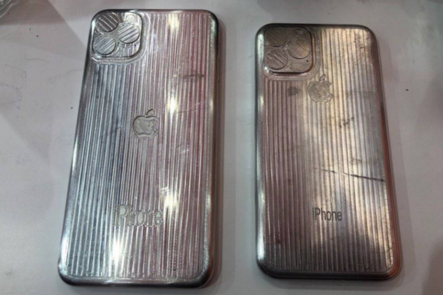 可能為新 iPhone 的背面設計(圖/翻攝自 SLASHLEAKS)