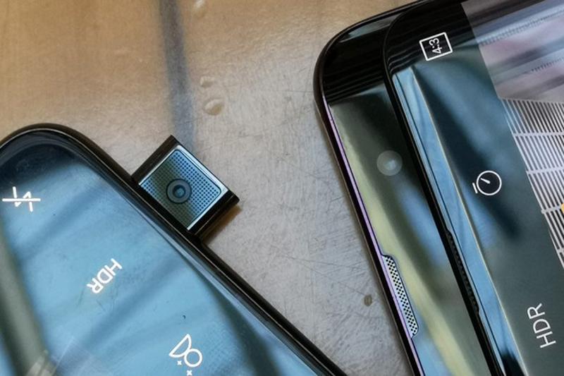 採用「升降式」自拍相機設計的 OPPO Find X 與 vivo NEX。（圖片來源／Trusted Reviews）