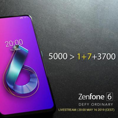 華碩 ZenFone 6 官方正面照大放送!大嗆 OnePlus 新機電量不夠看 華碩 ZenFone 6 官方正面照大放送!大嗆 OnePlus 新機電量不夠看