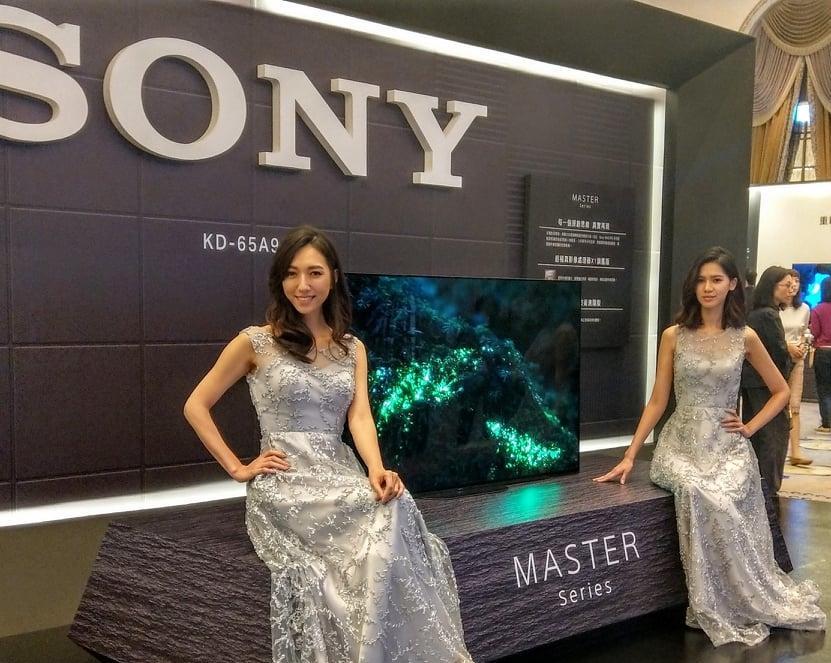 Sony 2019新款BRAVIA OLED 電視系列登台。(圖/記者劉惠琴攝)