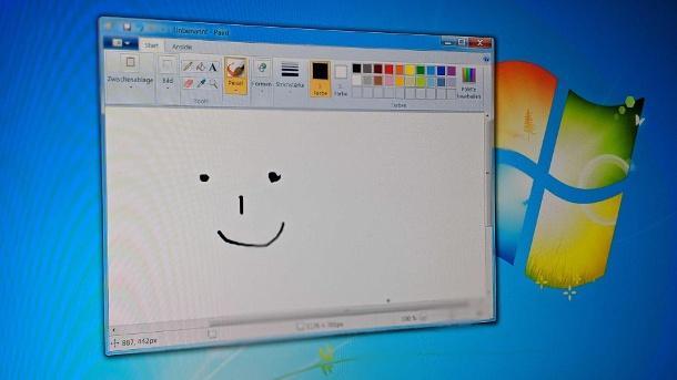 微軟Windows作業系統內建的「小畫家」在 Win10五月重大更新版,將新增支援鍵盤功能。(圖翻攝自T-online.de)