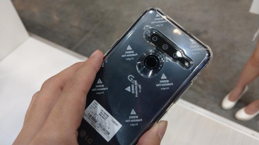 LG G8 台灣尚未上市,正式販售時間待官方公佈。(圖/記者黃肇祥攝)