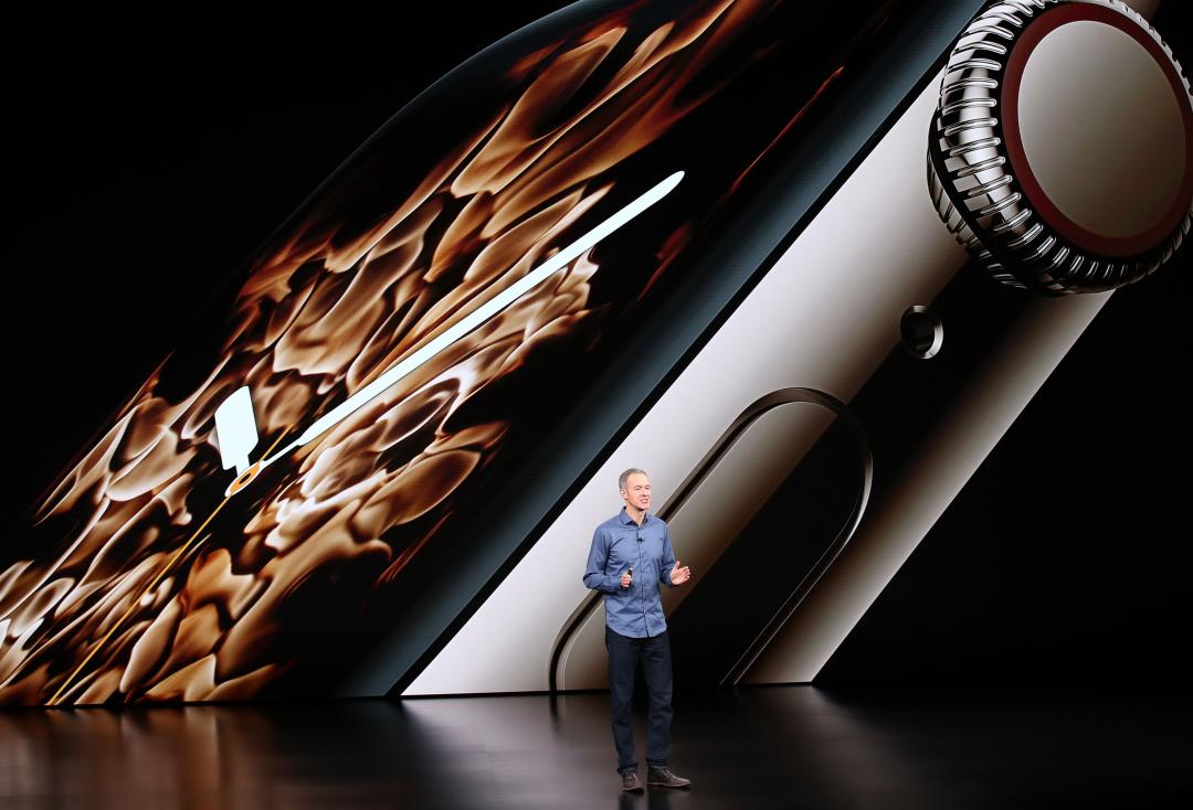 Jeff Williams 過往都有參與 Apple Watch 的研發工作。(圖/法新社)