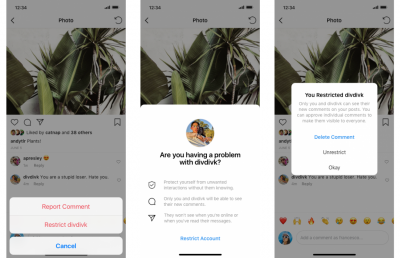 反制網路霸凌、讓社群更正面!Instagram 規劃兩新招 反制網路霸凌、讓社群更正面!Instagram 規劃兩新招