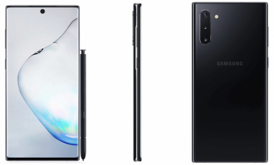 Note 10 官方宣傳圖曝光!驚見機身按鈕少一顆 Note 10 官方宣傳圖曝光!驚見機身按鈕少一顆
