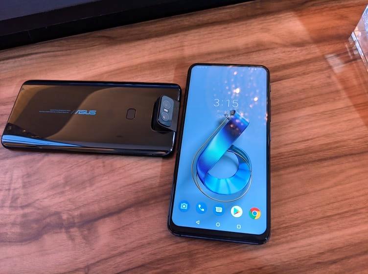 華碩 ZenFone 6。(圖/記者劉惠琴攝)