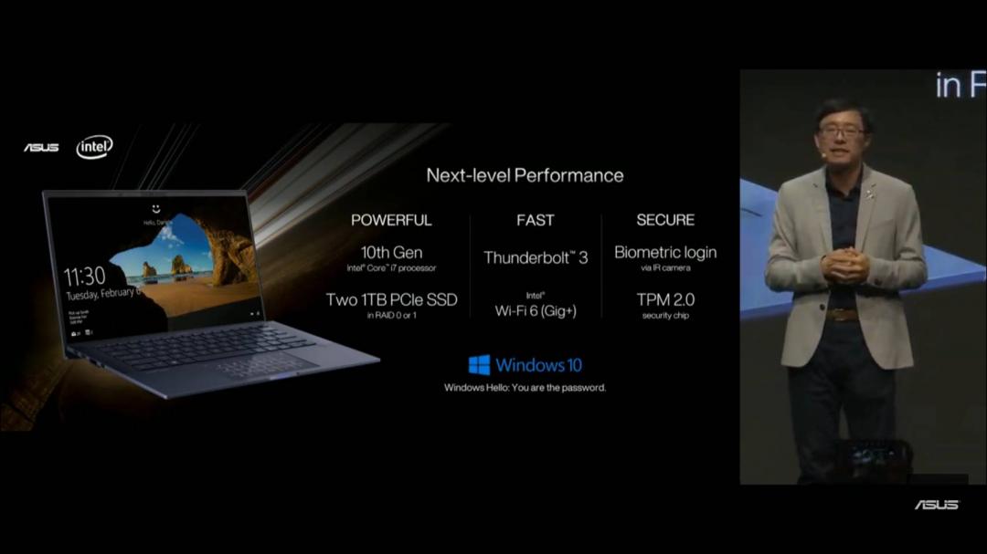 （圖／翻攝華碩發表會直播）