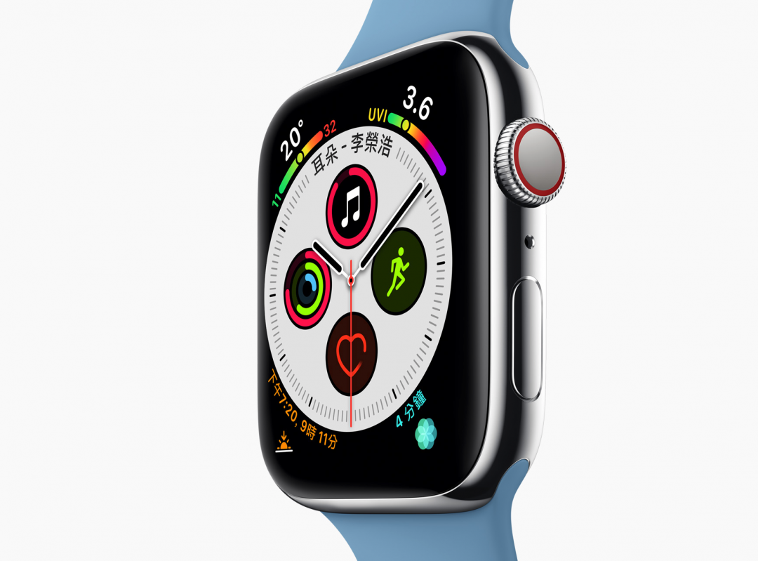 圖為 Apple Watch Series 4(圖/翻攝自蘋果官網)