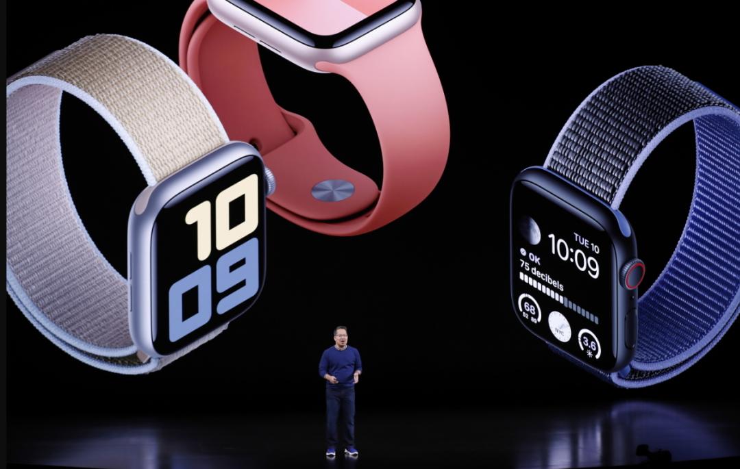 蘋果推出第五代Apple Watch 5。(圖/歐新社)