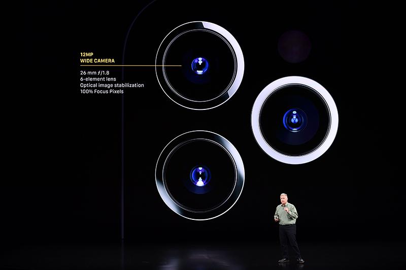 三鏡頭iPhone 11 Pro 系列的拍照效果，目前頗受好評。（圖片來源／法新社）