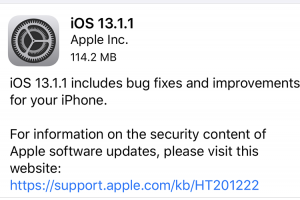 修復iPhone 電池耗電問題!蘋果火速再釋出 iOS 13.1.1 版更新 修復iPhone 電池耗電問題!蘋果火速再釋出 iOS 13.1.1 版更新