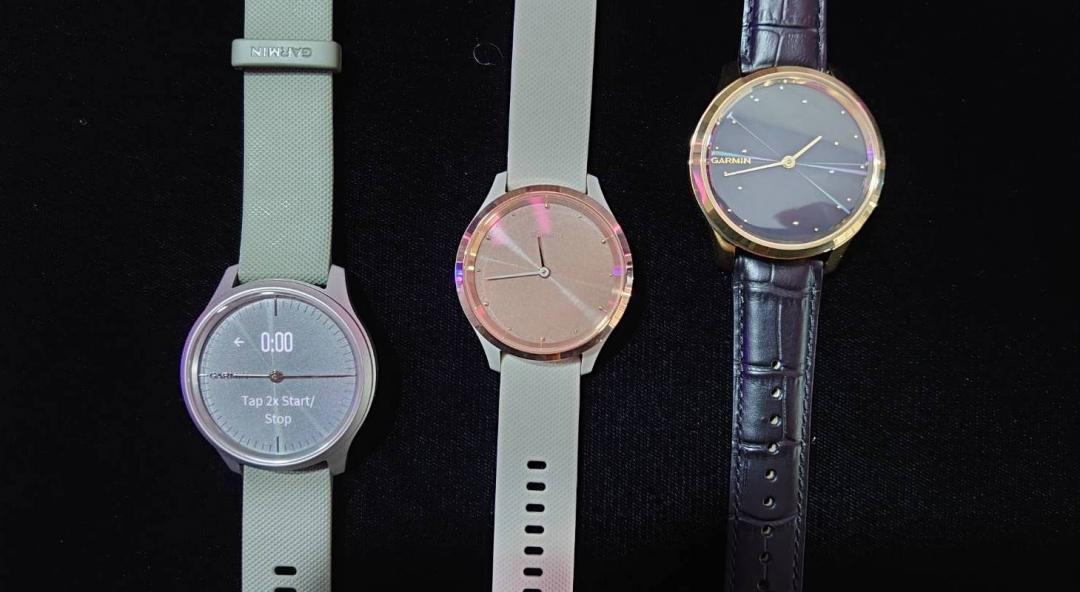 從左至右分別為 vivomove 3S、style、Luxe。(圖/記者黃肇祥攝)