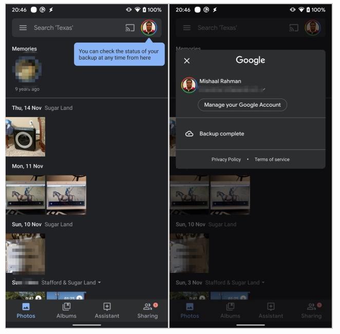 Google 相簿即將釋出4.32版更新,新增可快速切換不同帳號的功能。(圖翻攝自Xda-developers)
