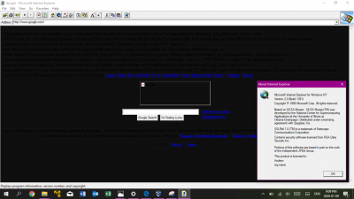 24 年前的 IE 還能用嗎？實測結果連 Google 都是一片黑