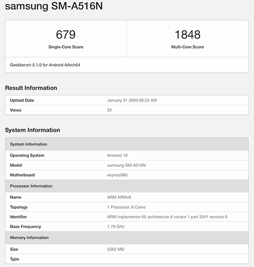 (圖片來源/擷取自 Geekbench Browser)